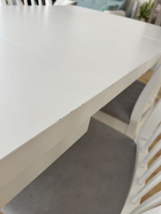 Stół Paged Paola + 4 krzesla Ikea Ekedalen