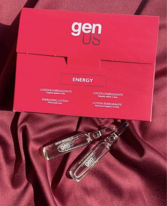 GENUS Energy Енергетичний лосьйон проти випадіння в ампулах, 12x10 мл
