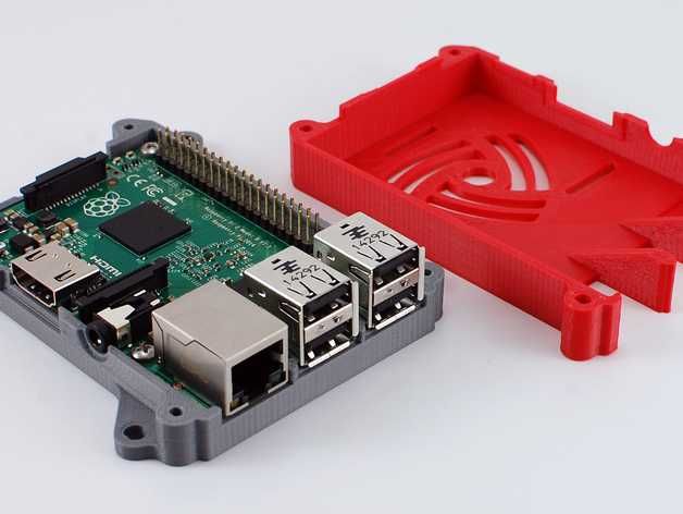 Caixas para raspberry 1B+, 2B, 3B, 3B+ em 3D