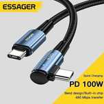 Кабель Type-c - Type-c 100W Essager PD QC4.0 FCP AFC - 1м 2м