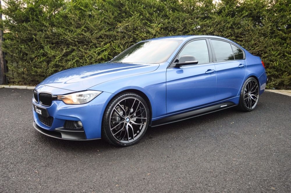 Наклейки на пороги M-Performance для  3 4 серії BMW F30 F32