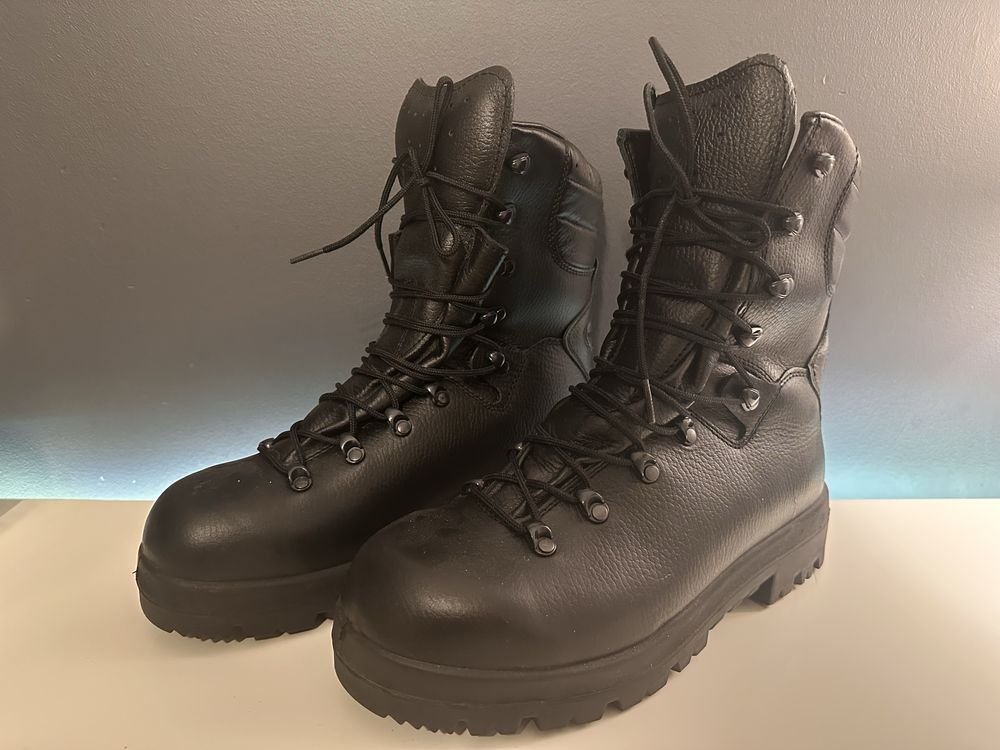 Buty Zimowe DEMAR Wzór 933/MON Wojskowe Skórzane Polskie Oryginał Nowe