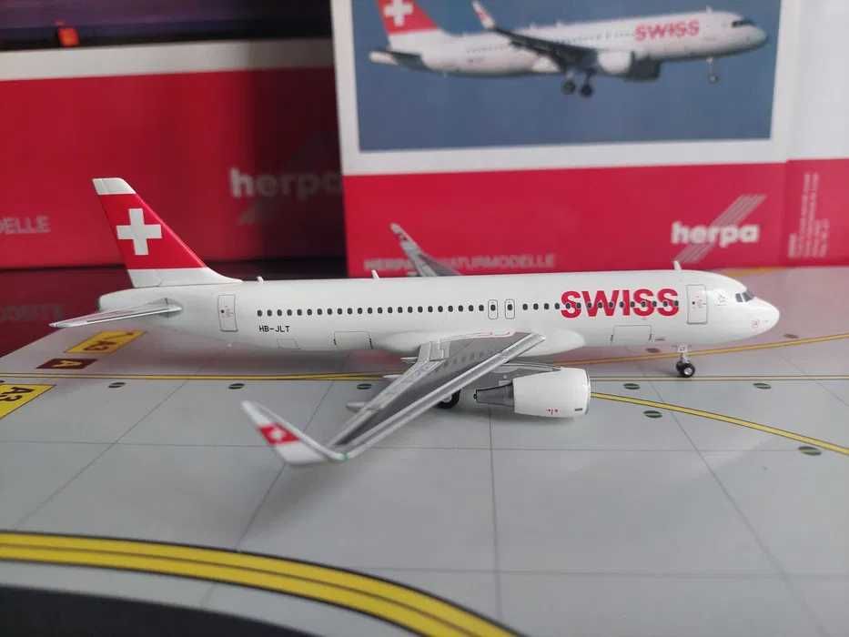 Model Airbus A320 Swiss 1:200 Herpa