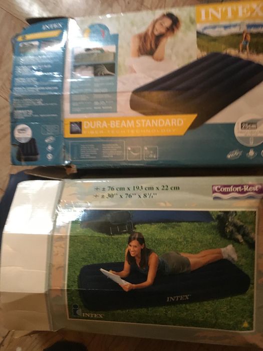 Materace 2 szt wysylka pompowane