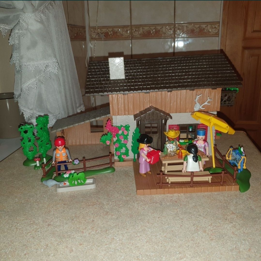 Playmobil domek ludziki Szopka farma gospoda