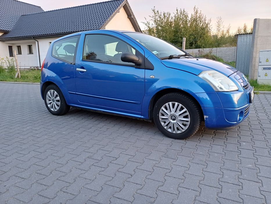Bardzo Niski Przebieg.Citroen  C2 benz.KLIMA.OPONY 3Lata. Elektr.Szyby