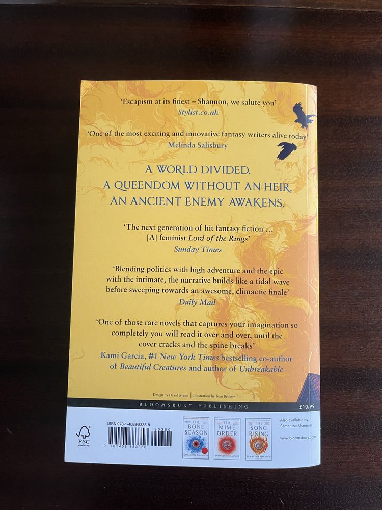 Priory of the Orange Tree de Samantha Shannon