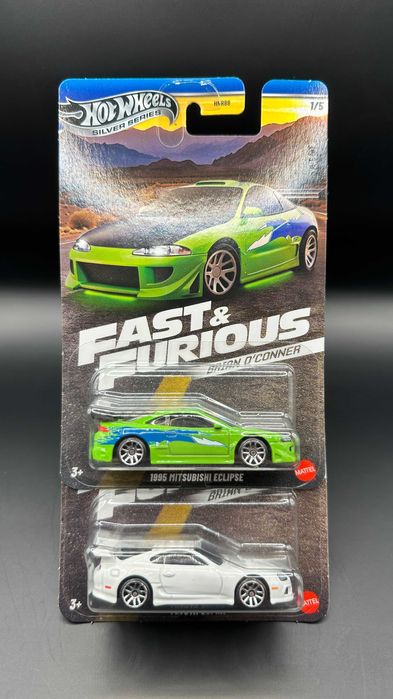 Hot Wheels Mitsubishi Eclipse + Toyota Supra Fast&Furious