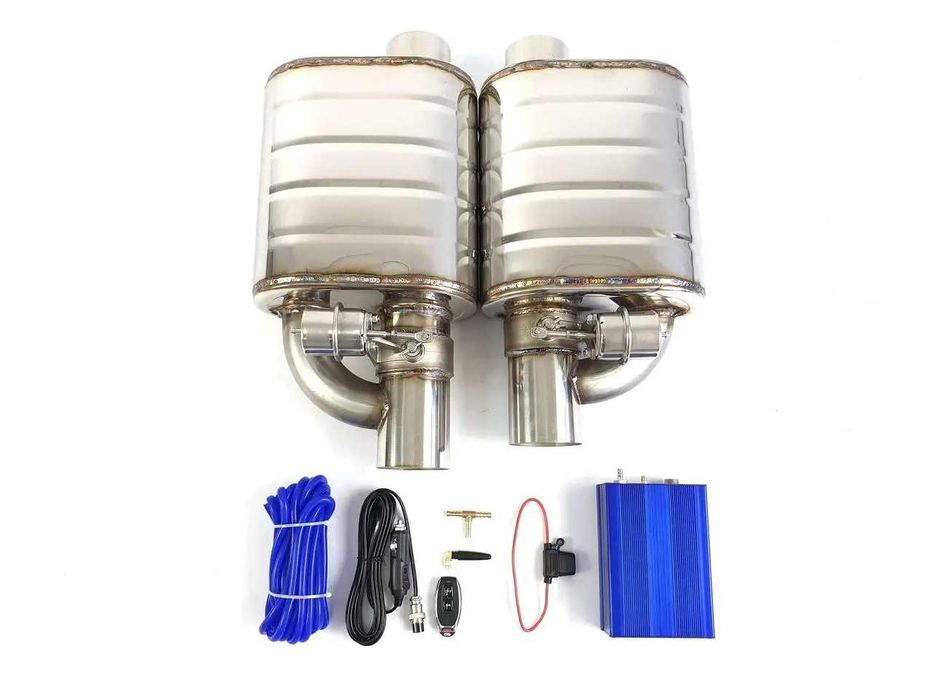 Глушитель заслонка управляемый звук вакуум електро выхлоп автомобиля