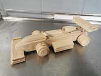 Drewniany samochód Model do samodzielnego zdobienia