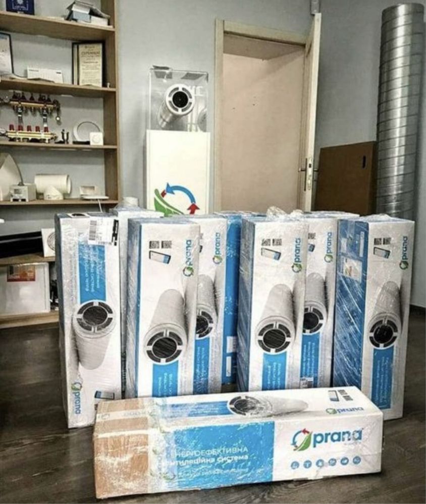 Свіже повітря 24/7‼️ Рекуператор Climtec, Vents, Prana