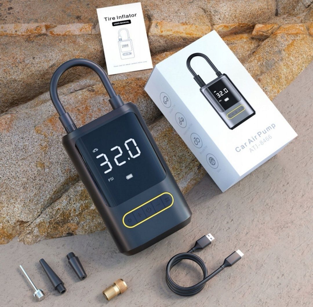 Kompresor Samochodowy Pompka USB Pompka do  Opon Powerbank  50W