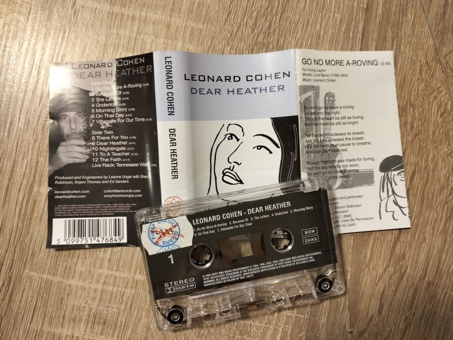 Kaseta magnetofonowa Leonard Cohen