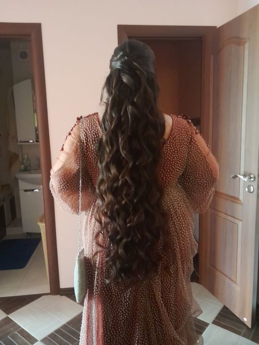 Вечірня сукня коричневого кольору 52 розмір