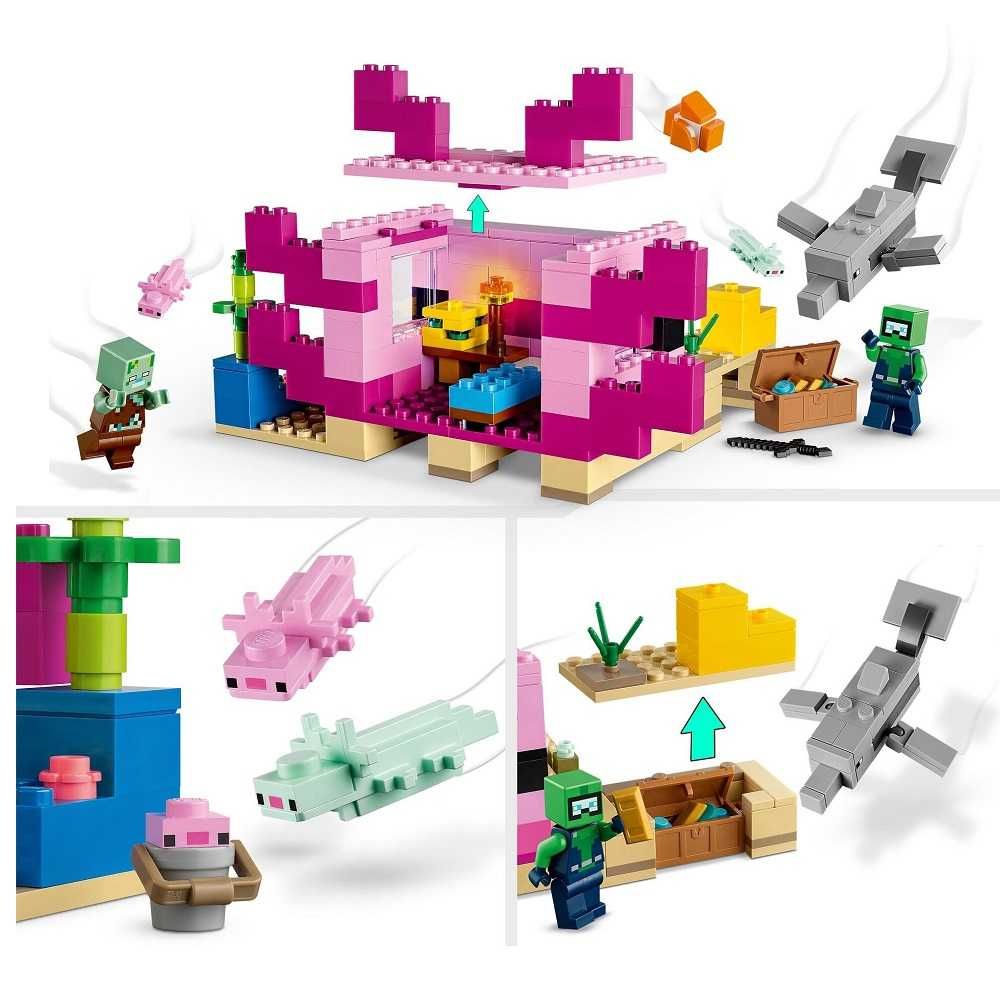 Klocki Lego minecraft 21247 Dom Aksolotla