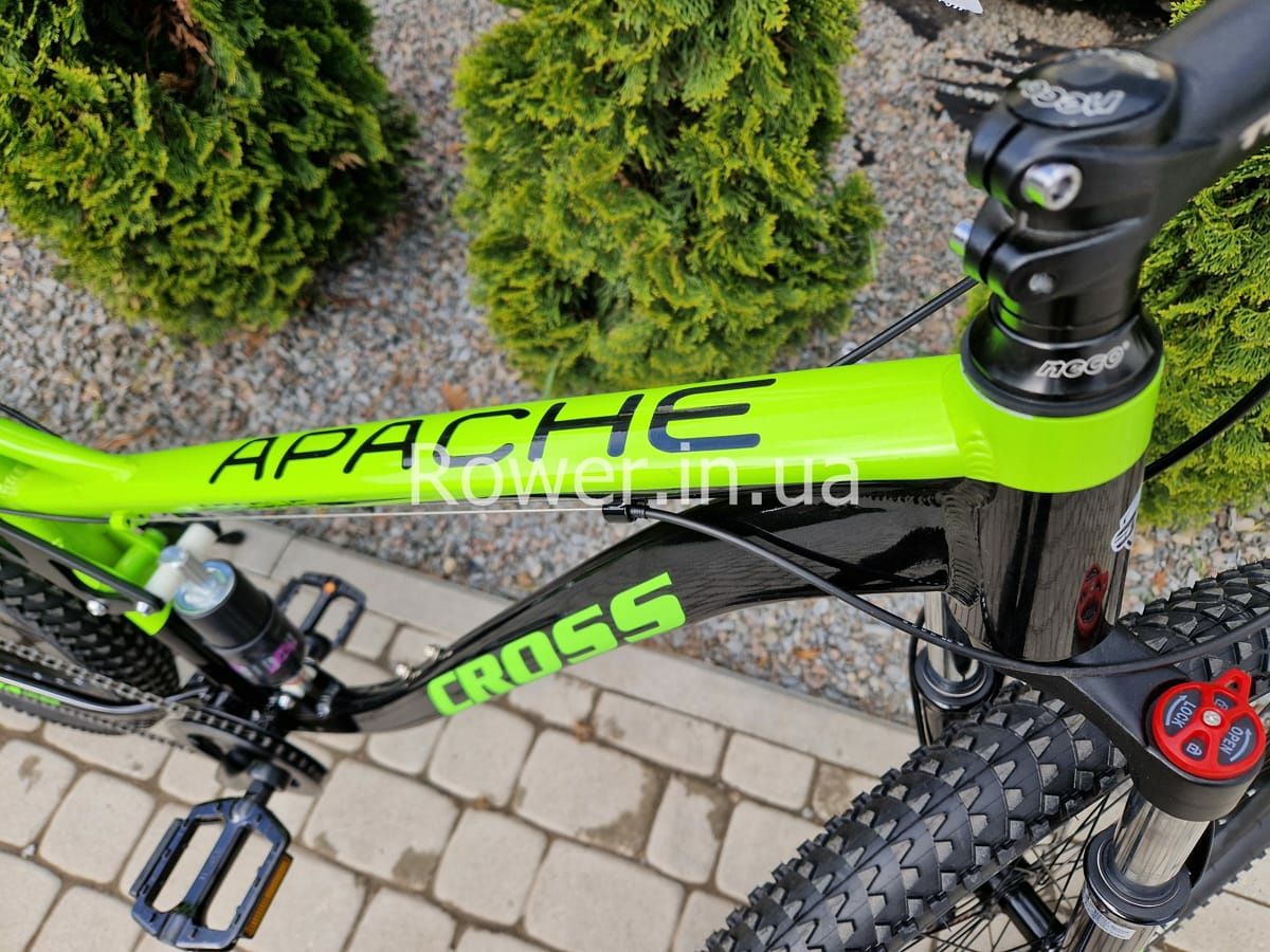 Найнер алюмінієвий велосипед Cross Apache 29"x3" 2024 Рама-18"