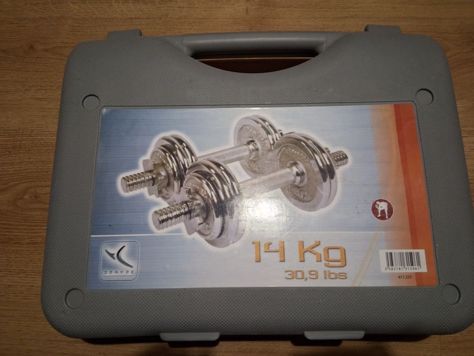 Conjuto de Alteres -Peso ajustável até aos 14KG