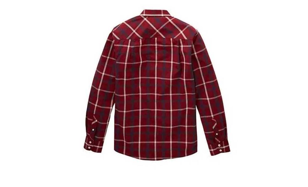 Koszula Męska W Kratkę Bordowa  NOWA/ 4 XL/ Jacamo/