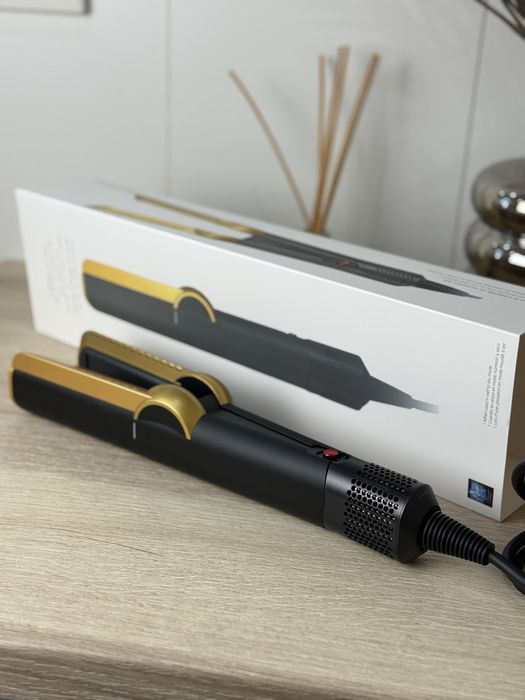 Dyson Airstrait HT-01 Onyx Black/Gold — стайлер утюжок фен для волосся