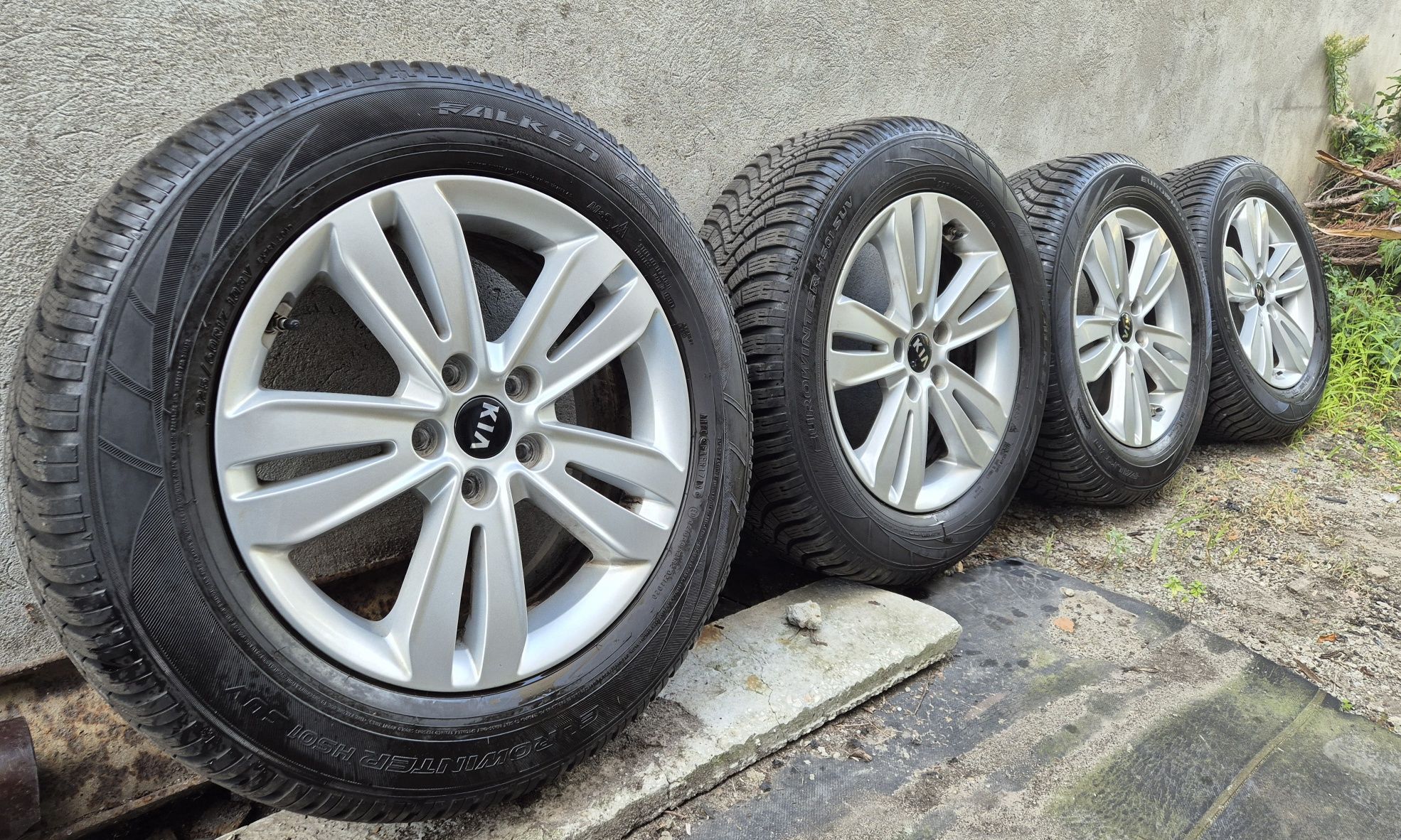 Mega Okazja! Alufelgi KIA Sportage III,IV opony FALKEN 225/60/17.