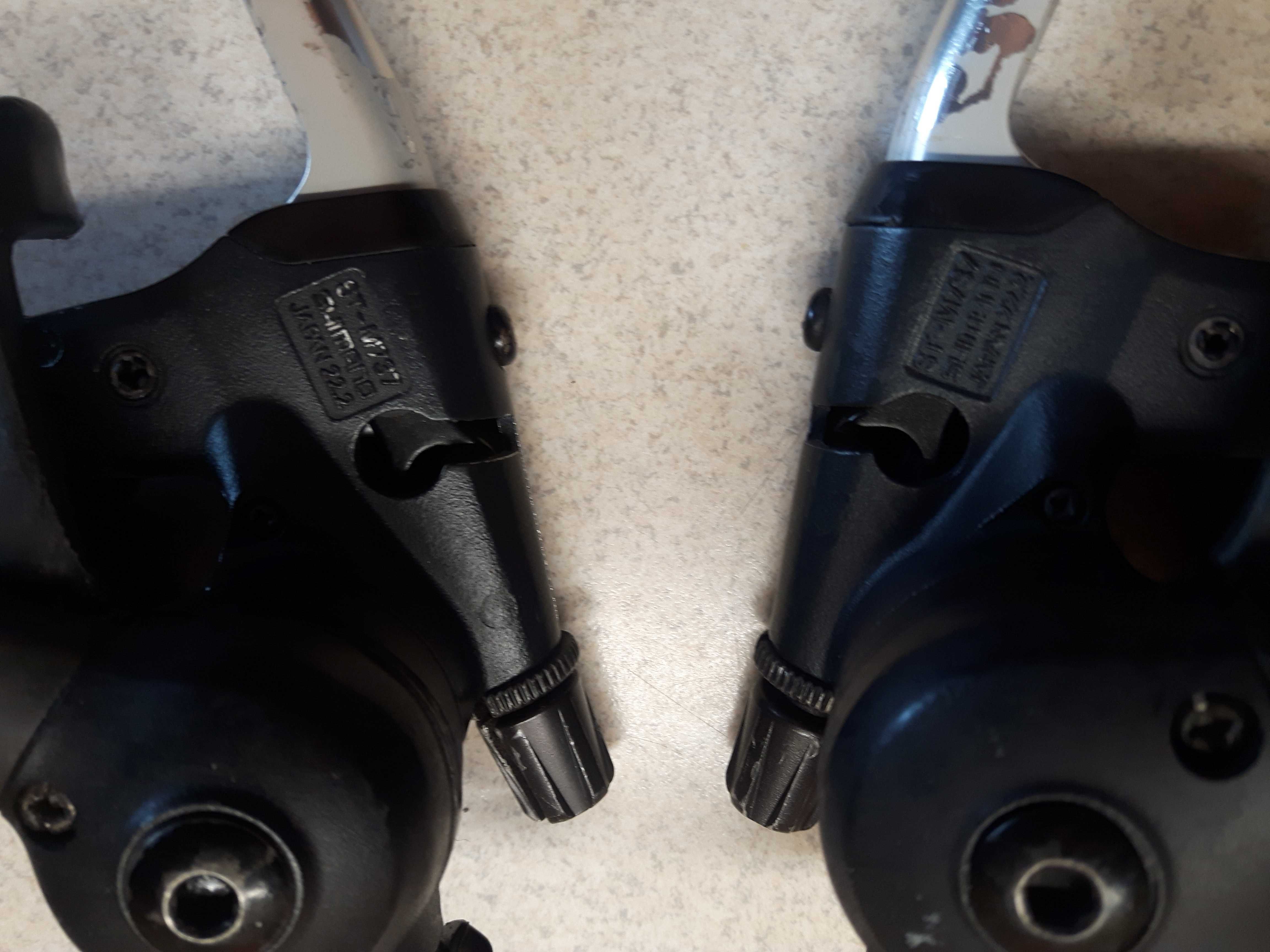 Klamkomanetki XT ST-M737, 3x8, stan bdb,tarcza,V-brake.