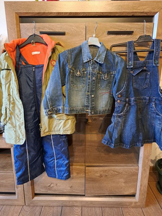 Zestaw ubrań dla dziewczynki rozm. 98-116