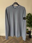 Оригінал чоловіча кофта светр Stone Island knit sweater blue