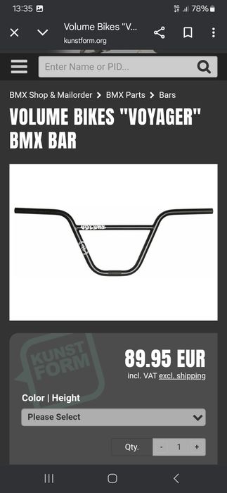 Guiador bmx profissional com mesa e punhos de oferta.