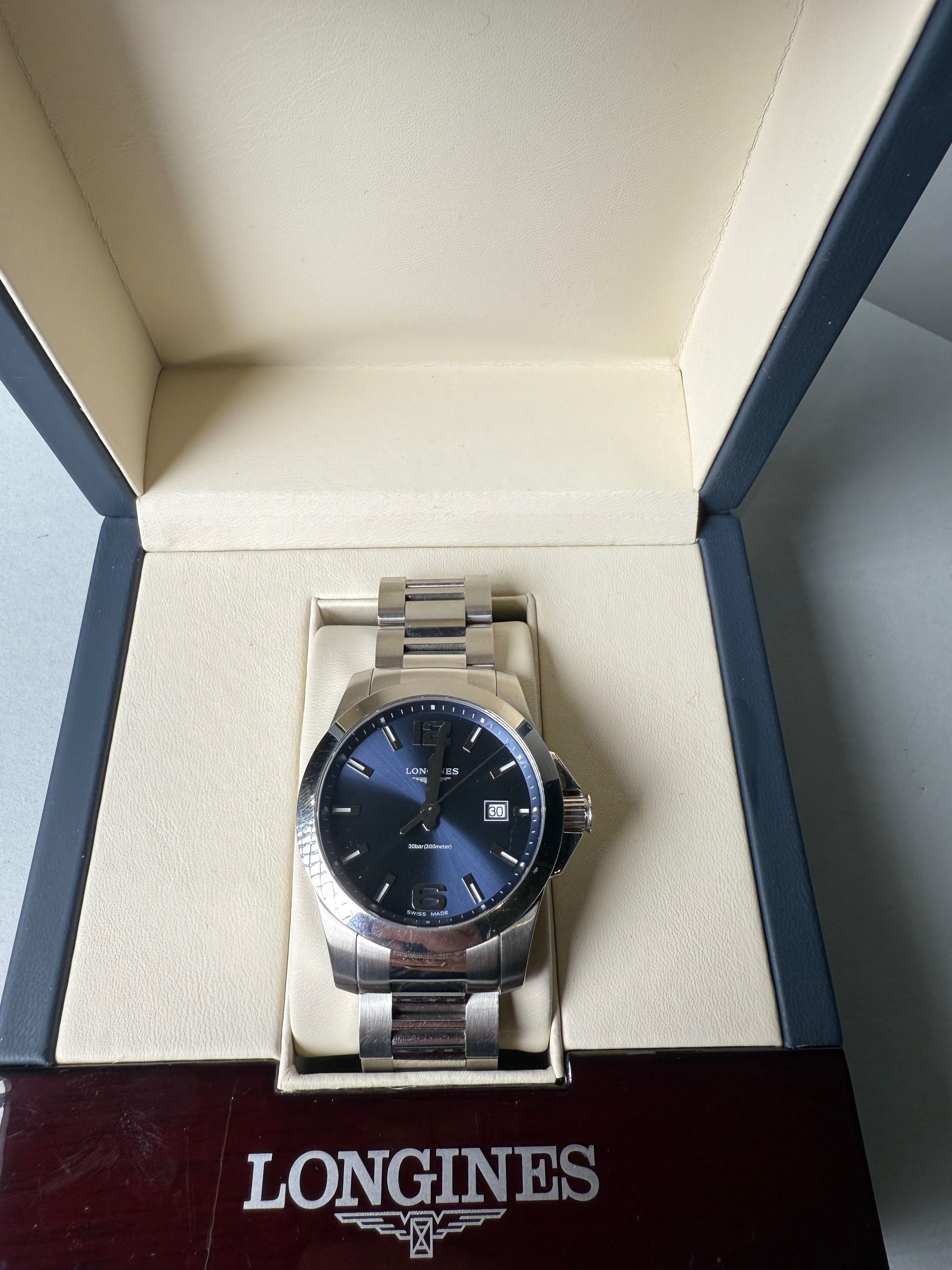 Longines Conquest Blue Dial 41 діаметр
