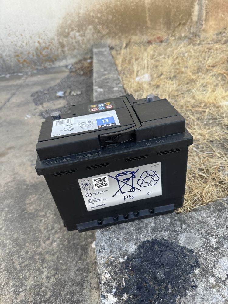 Bateria Norauto 60Ah 12V 540A – Quase nova – Excelente estado!
