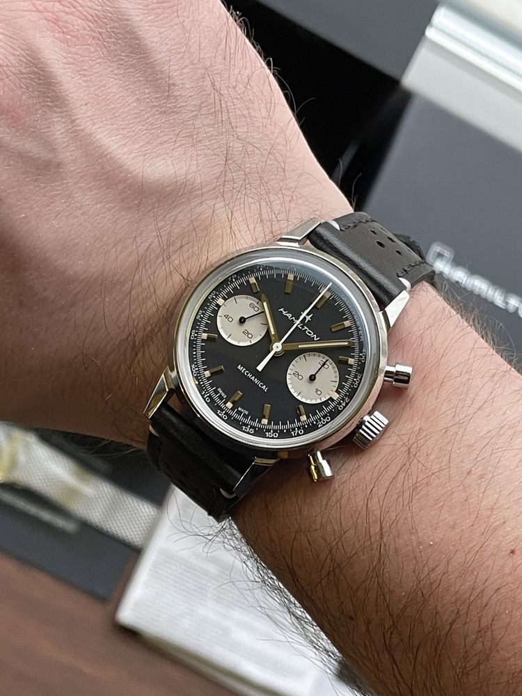 Годинник Hamilton American Classic Intra-Matic Chronograph H38429730