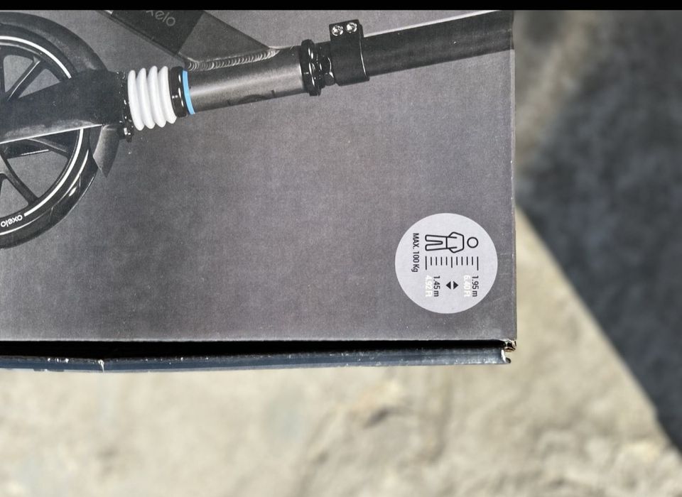 Самокат міський Town 7xl чорний