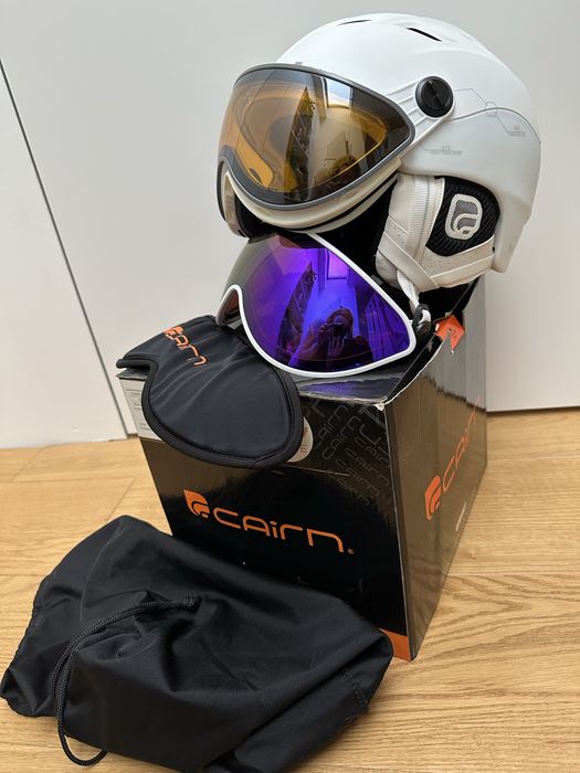 Гірськолижний лижний шолом з окулярами Cairn