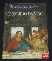 Livro Leonardo Da Vinci Mini-Galeria de Arte Asa