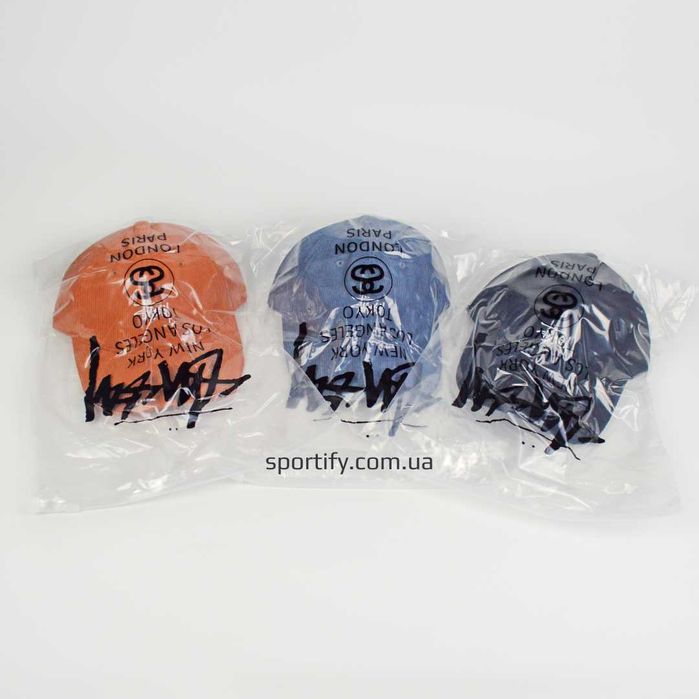 Кепка вільветова Stussy стусси бейсболка стуссі