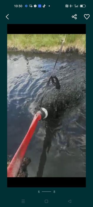 Czyszczenie odmulanie  Stawów Zbiorników KOPARKA LONG, REFULER