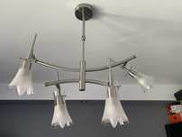 Lampa wisząca chromowana regulowana