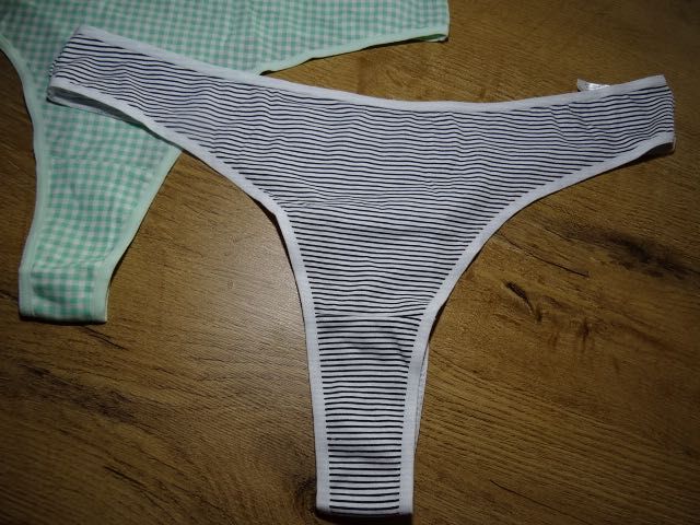 Primark 2 x stringi bawełniane nowe L