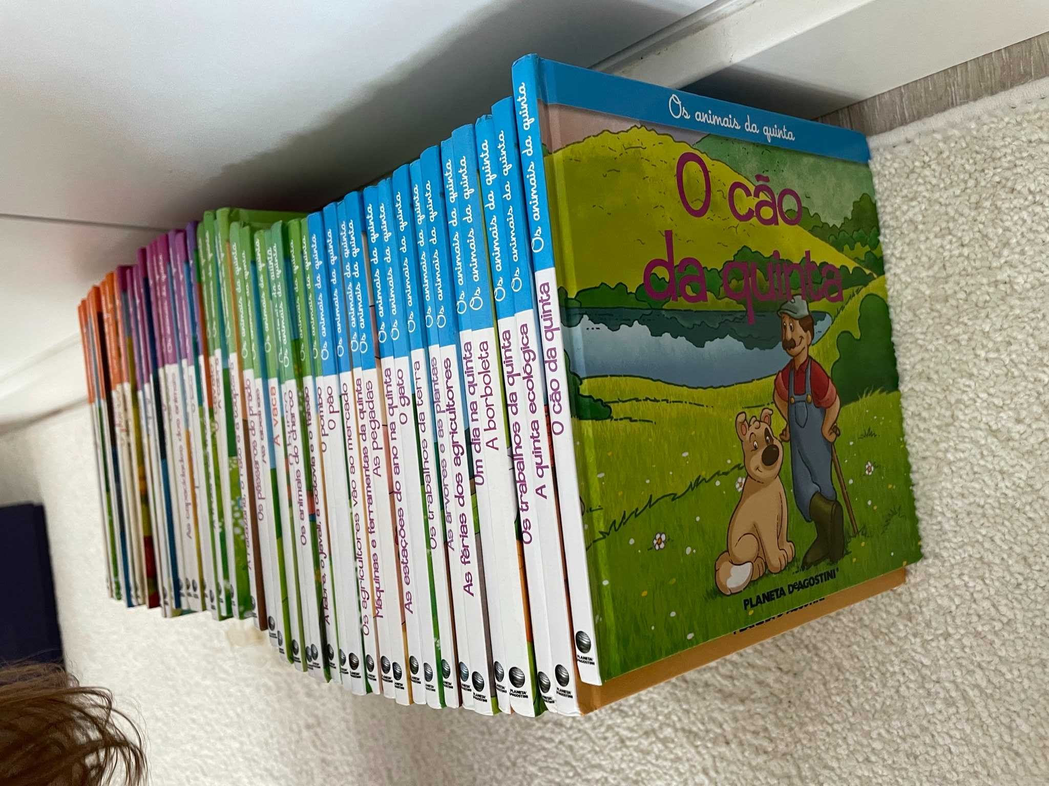 Coleção completa 50 livros Os animais da Quinta da Planeta de Agostini