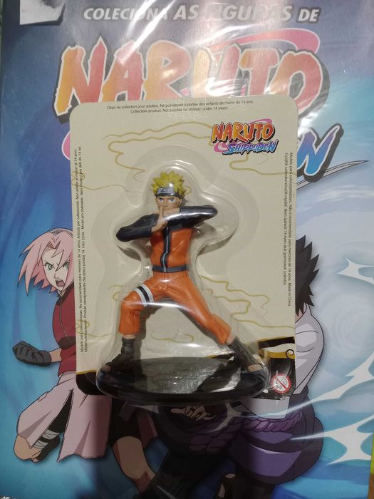 T-shirt branca Naruto, (Tam L) Burguer King + Figura