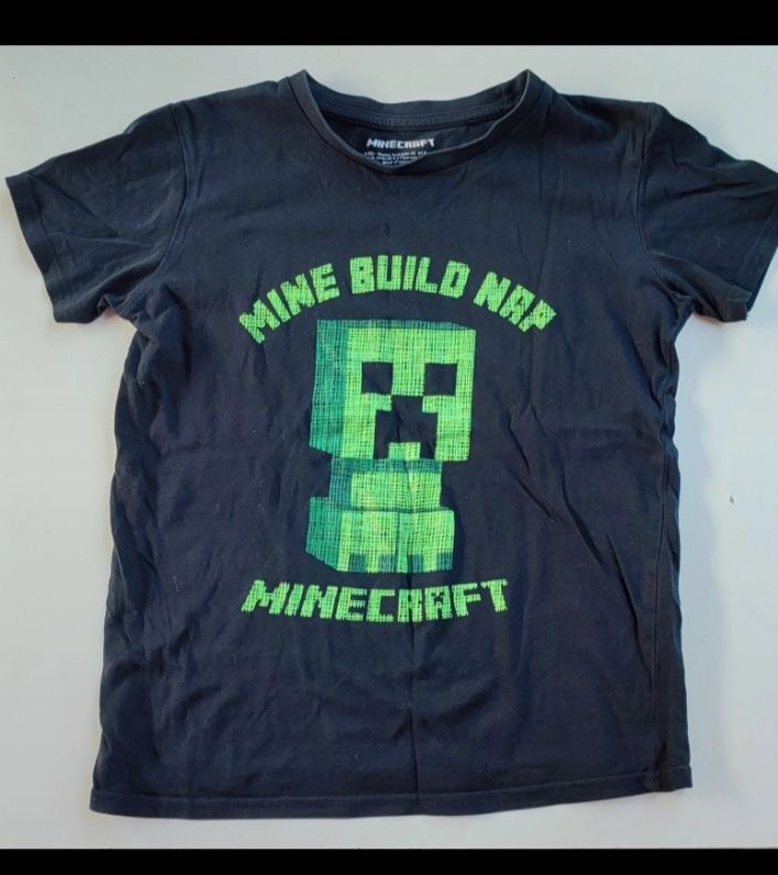 Tshirt Minecraft Creeper r.134cm