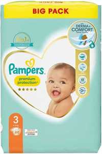 Подгузники Pampers Premium Protection размер 3 (6-10 кг), 68 шт