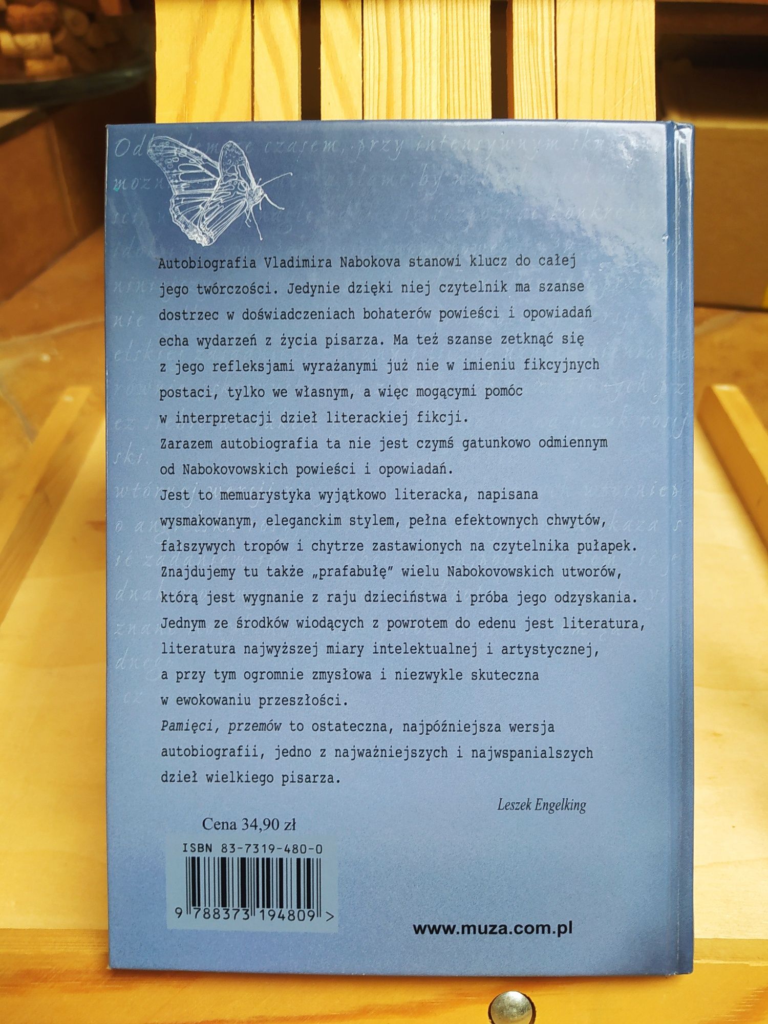 Pamięci, przemów. Autobiografia raz jeszcze. Vladimír Nabokov (ładna)