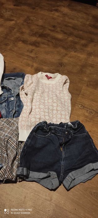 Paka ubrań dla dziewczynki rozmiar 122/128