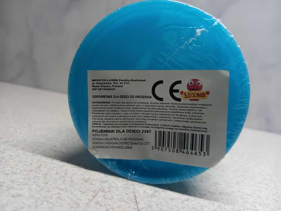 Regulowany pojemnik na mleko w proszku 4 komorowy niebieski #2267N