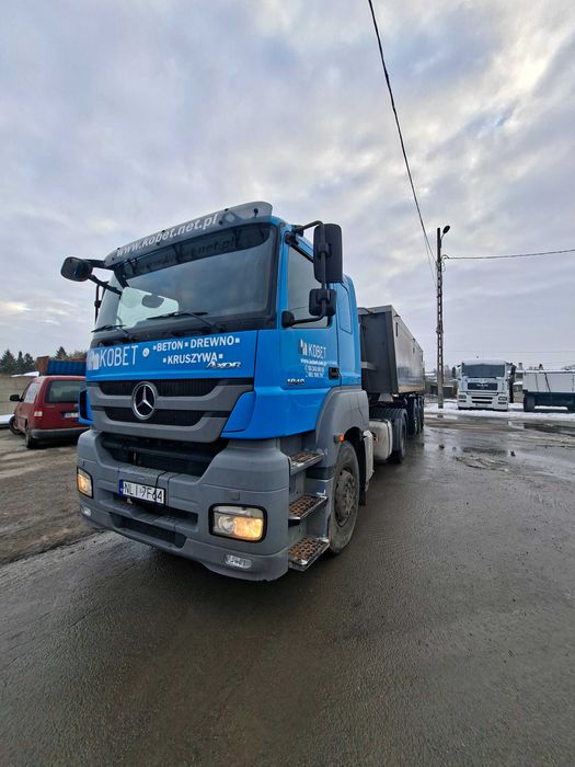 ZESTAW Mercedes Axor 2011r z naczepą JANMIL 28m3 EXPORT