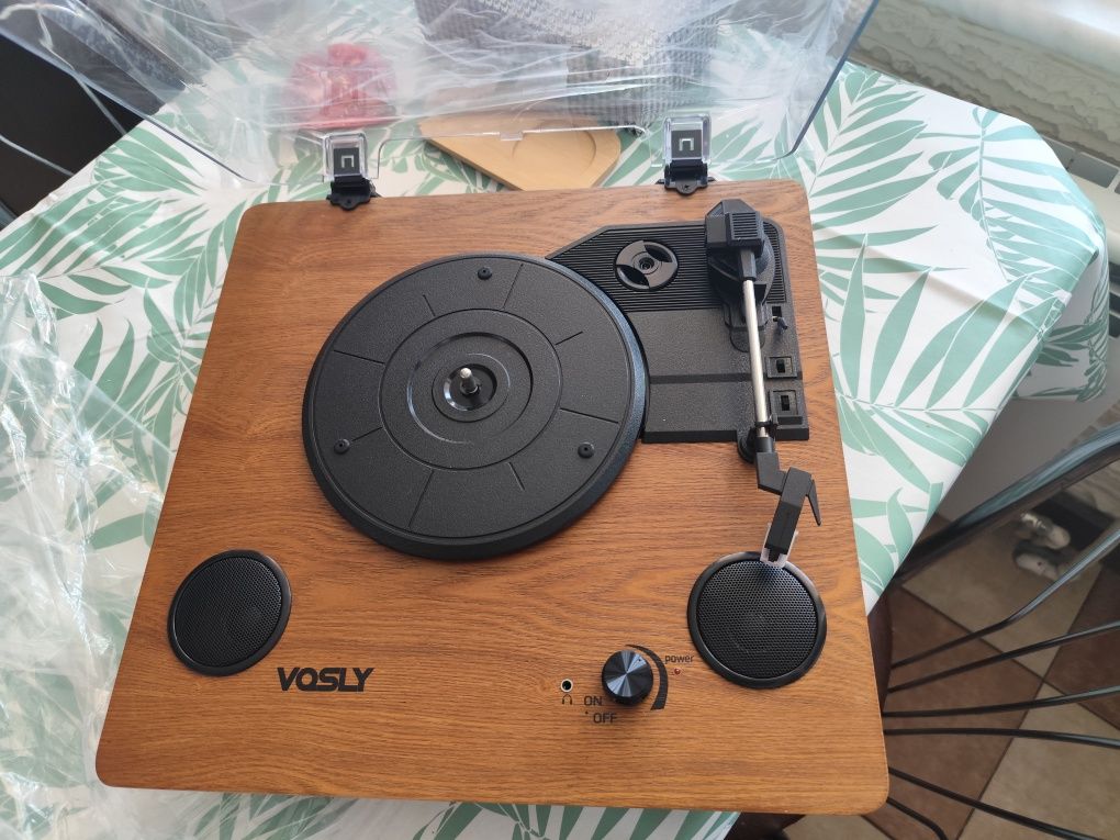 Gramofon VOSLY brązowy