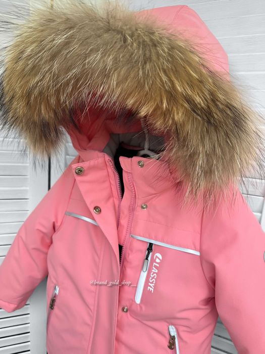 Зимовий термо комплект комбінезон для дівчаток lassye 110