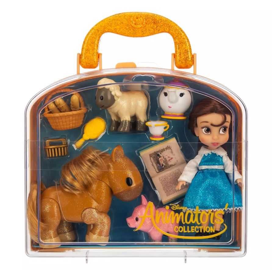 мини кукла Белль в чемоданчике Disney Animators' Collection