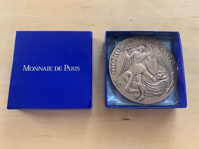 Medal kolekcjonerski St Michel sur Orge Monnaie de Paris Autor Mauviel